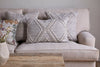 Juliyet Cotton & Wool Cushion Cover - Natural-nkuku