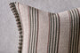 Kaia Jute & Cotton Cushion Cover - Moss Green & Rust