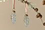 Khol Shell Baubles - Clear Antique - (Set of 4)