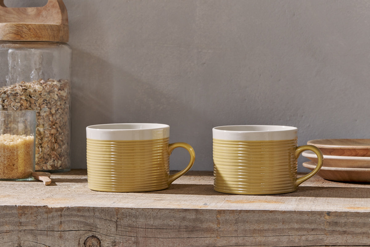 Kai Mugs - Mustard (Set of 2)