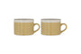 Kai Mugs - Mustard (Set of 2)