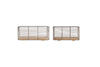 Kochi Iron & Mango Wood Baskets - Brown (Set of 2)