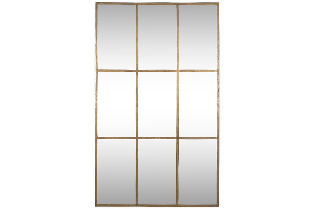 Kurci Rectangular Full Length Mirror - Antique Brass