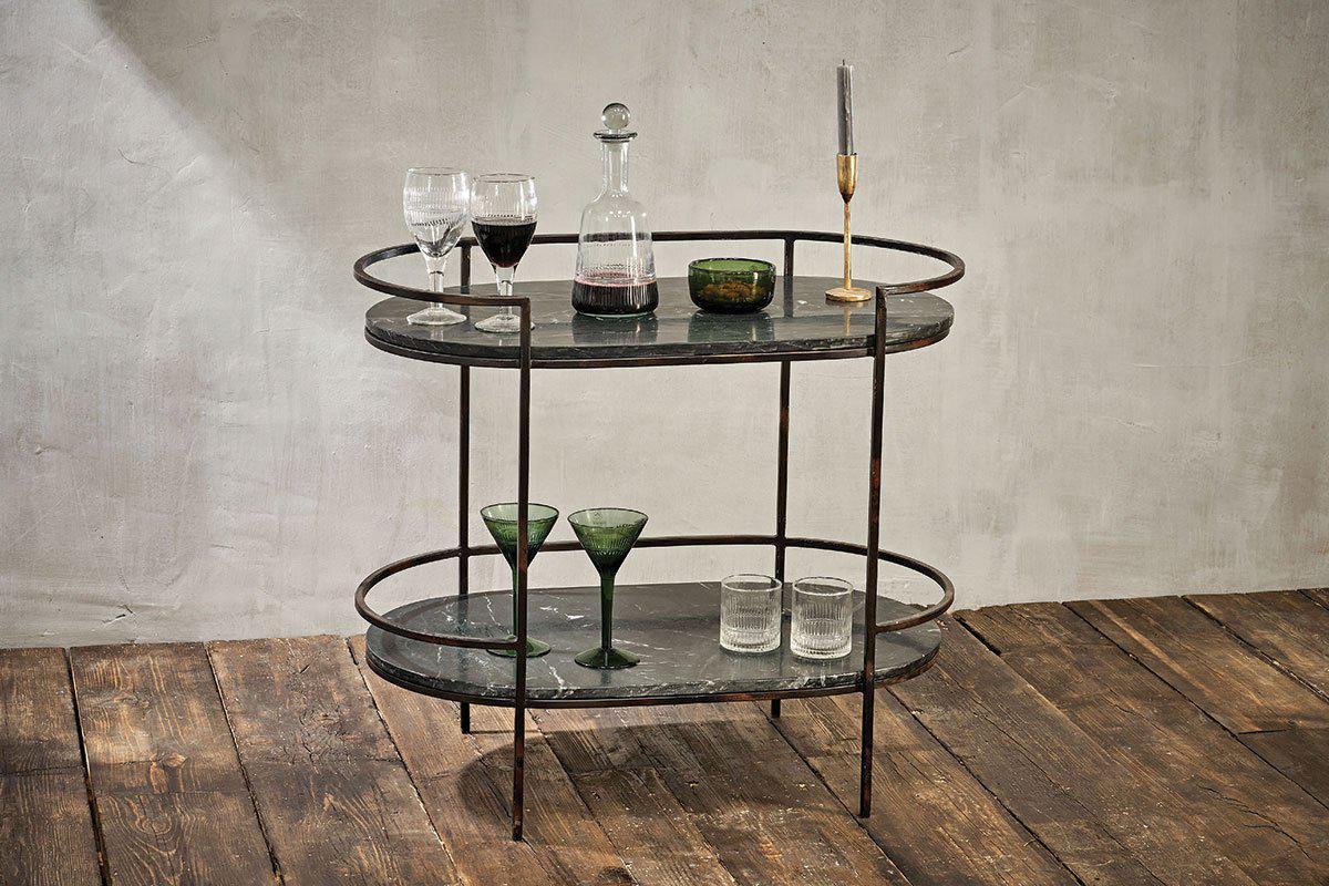 Karoko Marble Drinks Table-nkuku