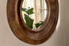 Kayia Acacia Wood Mirror - Walnut-nkuku