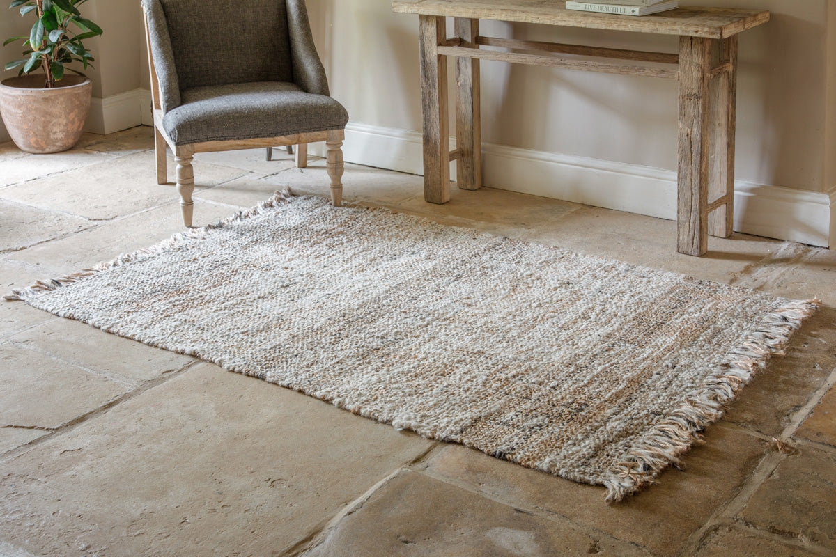 Khanna Jute & Wool Rug - Natural