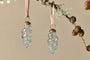 Khol Shell Baubles - Clear Antique - (Set of 4)-nkuku