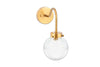 Konnie Bathroom Wall Light - Clear-nkuku