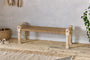 Kutumba Woven Indian Bench - Natural-nkuku