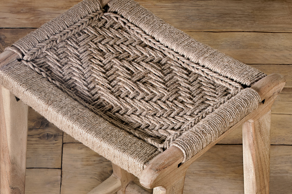 Vinay Woven Counter Stool - Natural