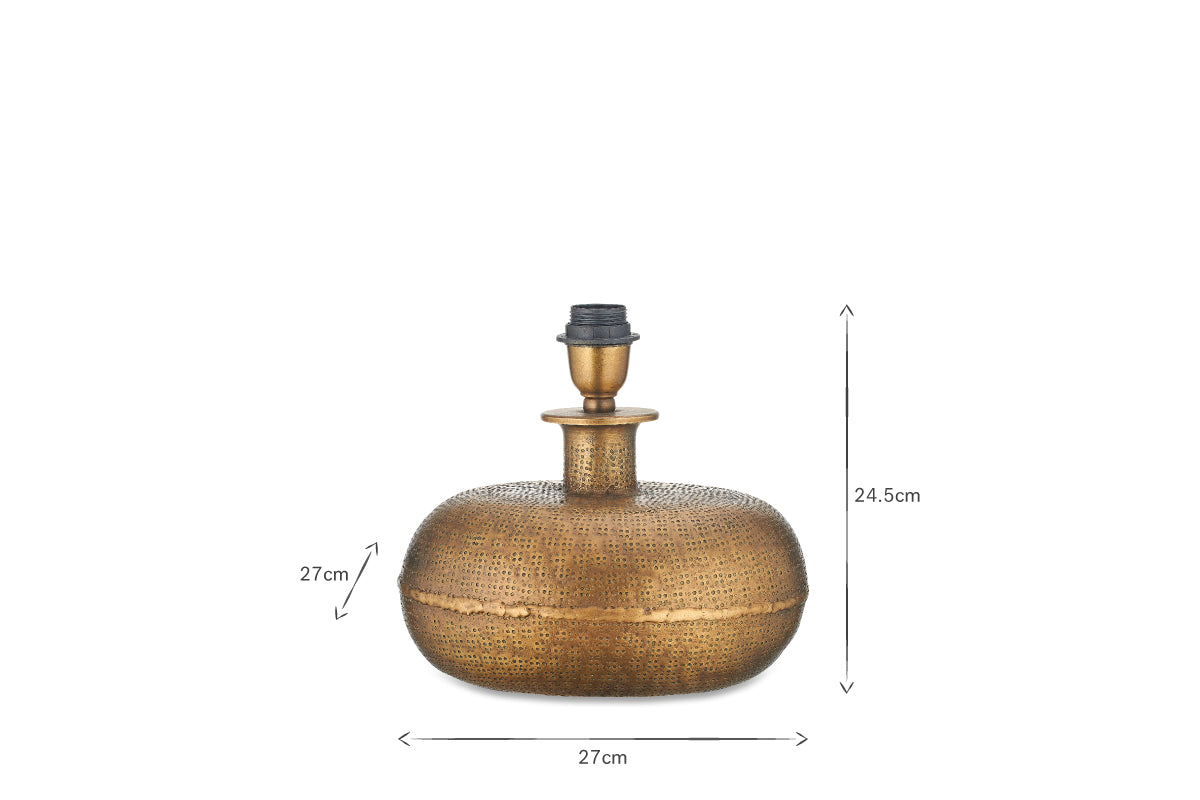 Lumbu Lamp -  Antique Brass - Small