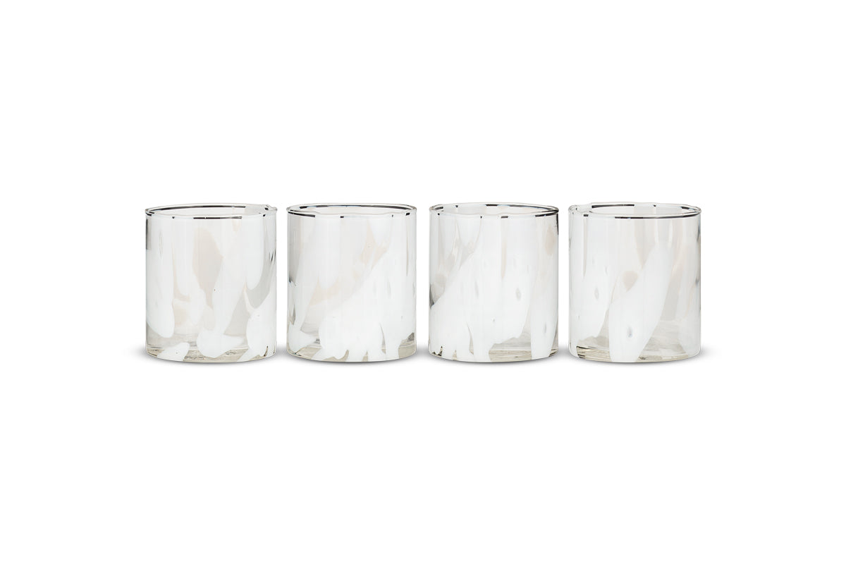 Lohara Tumbler - White (Set of 4)