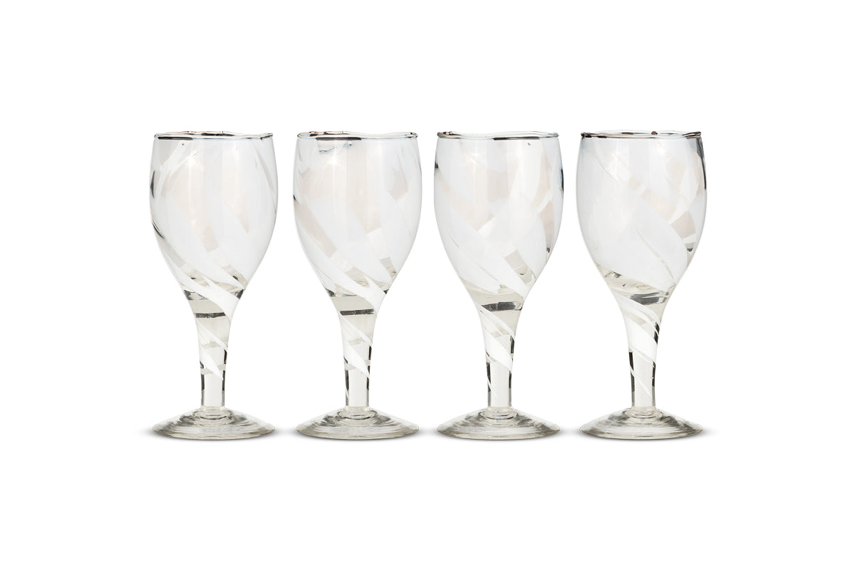 Lohara Wine Glass - White (Set of 4)