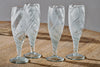 Lohara Champagne Glass - White (Set of 4)