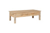 Laali Grooved Mango Wood Coffee Table - Natural-nkuku