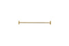 Nkuku HOOKS, KNOBS & RAILS Laila Iron Hanging Rail - Brass