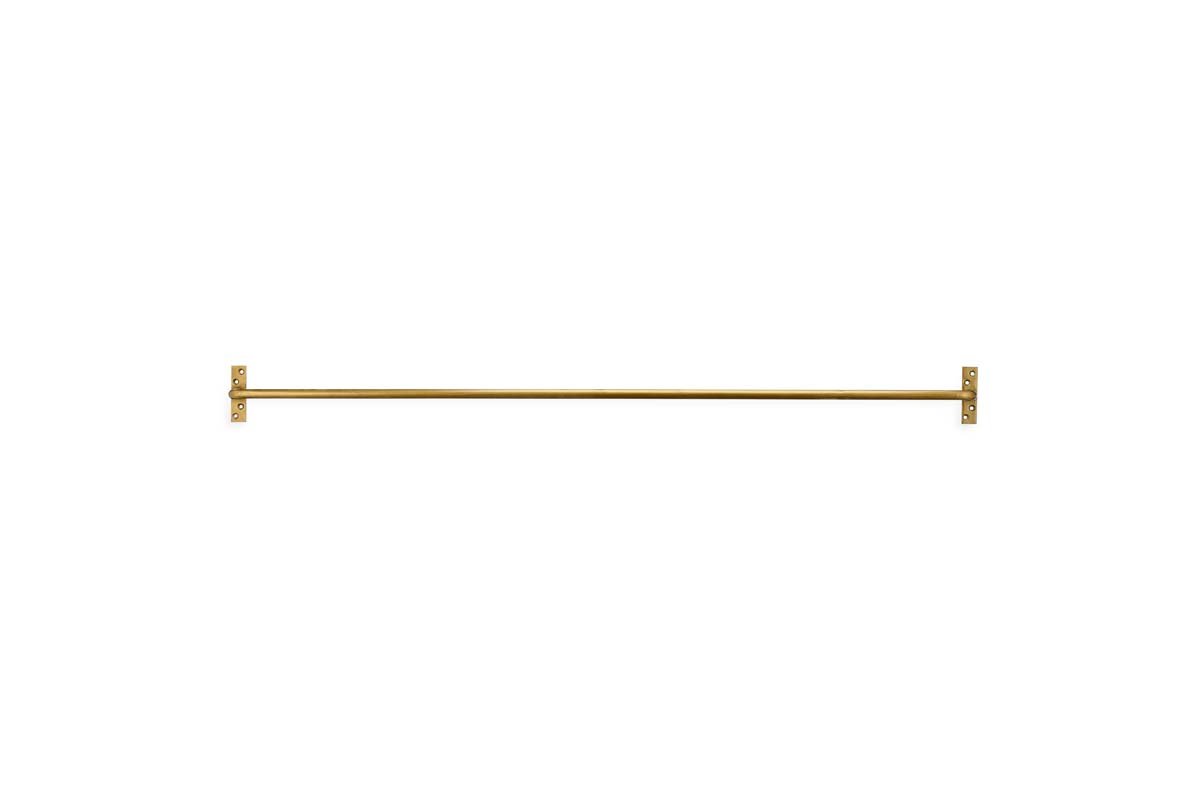 Nkuku HOOKS, KNOBS & RAILS Laila Iron Hanging Rail - Brass