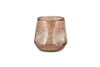 Linora Recycled Glass Tealight Holder - Terracotta-nkuku