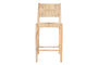 Lohanda Acacia & Munja Grass Counter Chair - Natural-nkuku