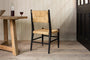 Lohanda Acacia & Munja Grass Dining Chair - Charcoal-nkuku