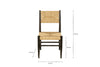 Lohanda Acacia & Munja Grass Dining Chair - Charcoal-nkuku