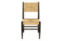 Lohanda Acacia & Munja Grass Dining Chair - Charcoal-nkuku