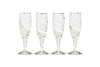 Lohara Champagne Glass - White (Set of 4)-nkuku