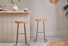 Loko Mango Wood Stool - Tall-nkuku