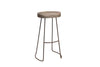 Loko Mango Wood Stool - Tall-nkuku