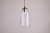 Lumina Recycled Glass Pendant - Clear-nkuku