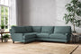 Marri Grand Left Hand Corner Sofa - Recycled Cotton Airforce