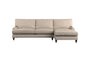 Marri Grand Right Hand Chaise Sofa - Recycled Cotton Airforce