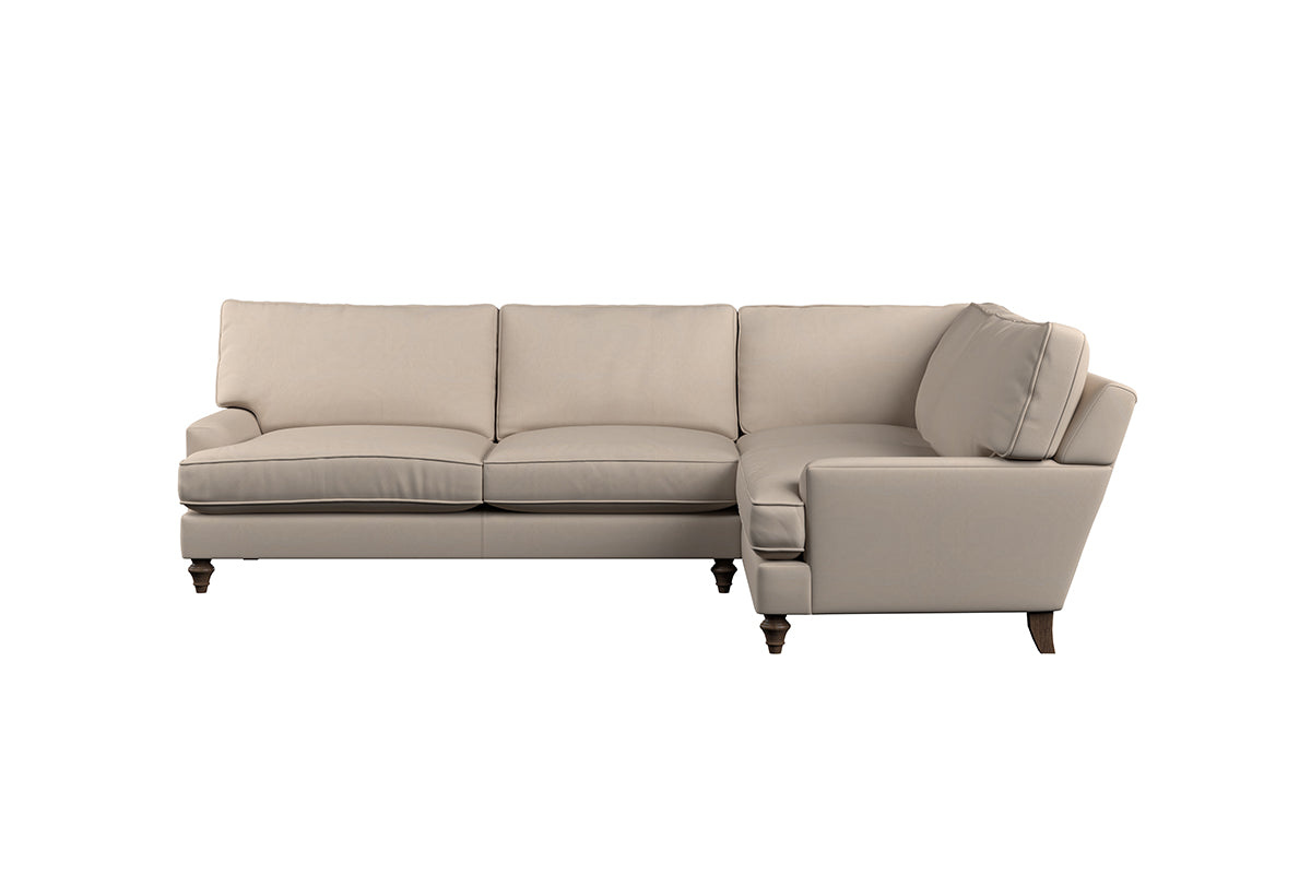 Marri Grand Right Hand Corner Sofa - Recycled Cotton Stone