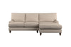 Marri Large Right Hand Chaise Sofa - Recycled Cotton Stone