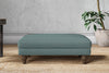 Marri Medium Footstool - Recycled Cotton Airforce