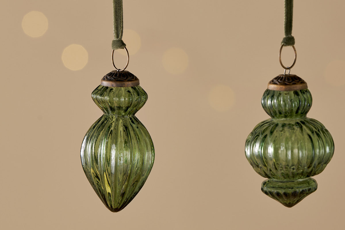 Manipur Baubles - Green (Set of 3)