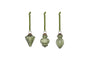 Manipur Baubles - Green (Set of 3)