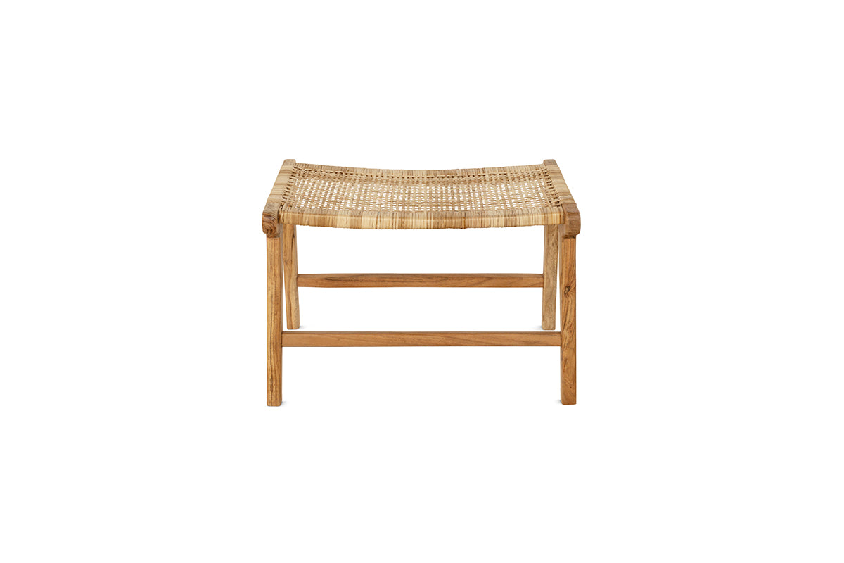 Madrisana Acacia & Rattan Footstool