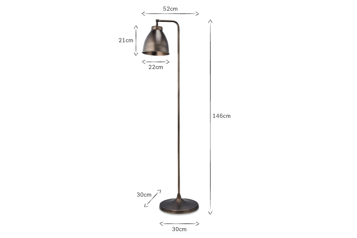 Muturi Floor Lamp - Aged Bronze