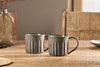 Moda Mug - Pewter (Set of 2)