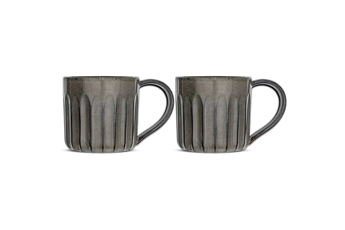 Moda Mug - Pewter (Set of 2)