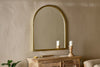 Murwara Arch Mirror - Antique Brass