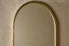 Murwara Arch Mirror - Antique Brass