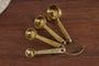 Mane Measuring Spoons - Brushed Gold