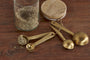 Mane Measuring Spoons - Brushed Gold