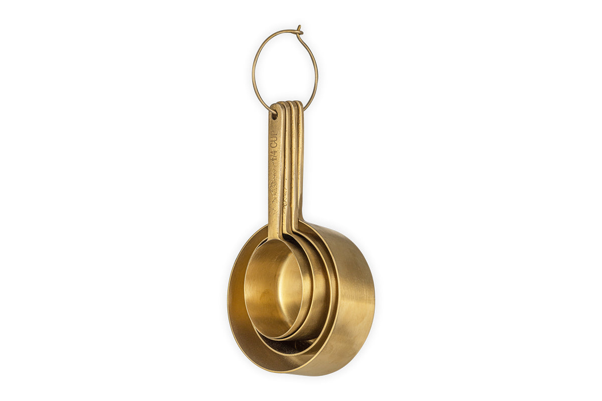 Mane Measuring Cups - Brushed Gold