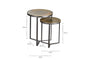 Maba Nesting Side Tables- nkuku