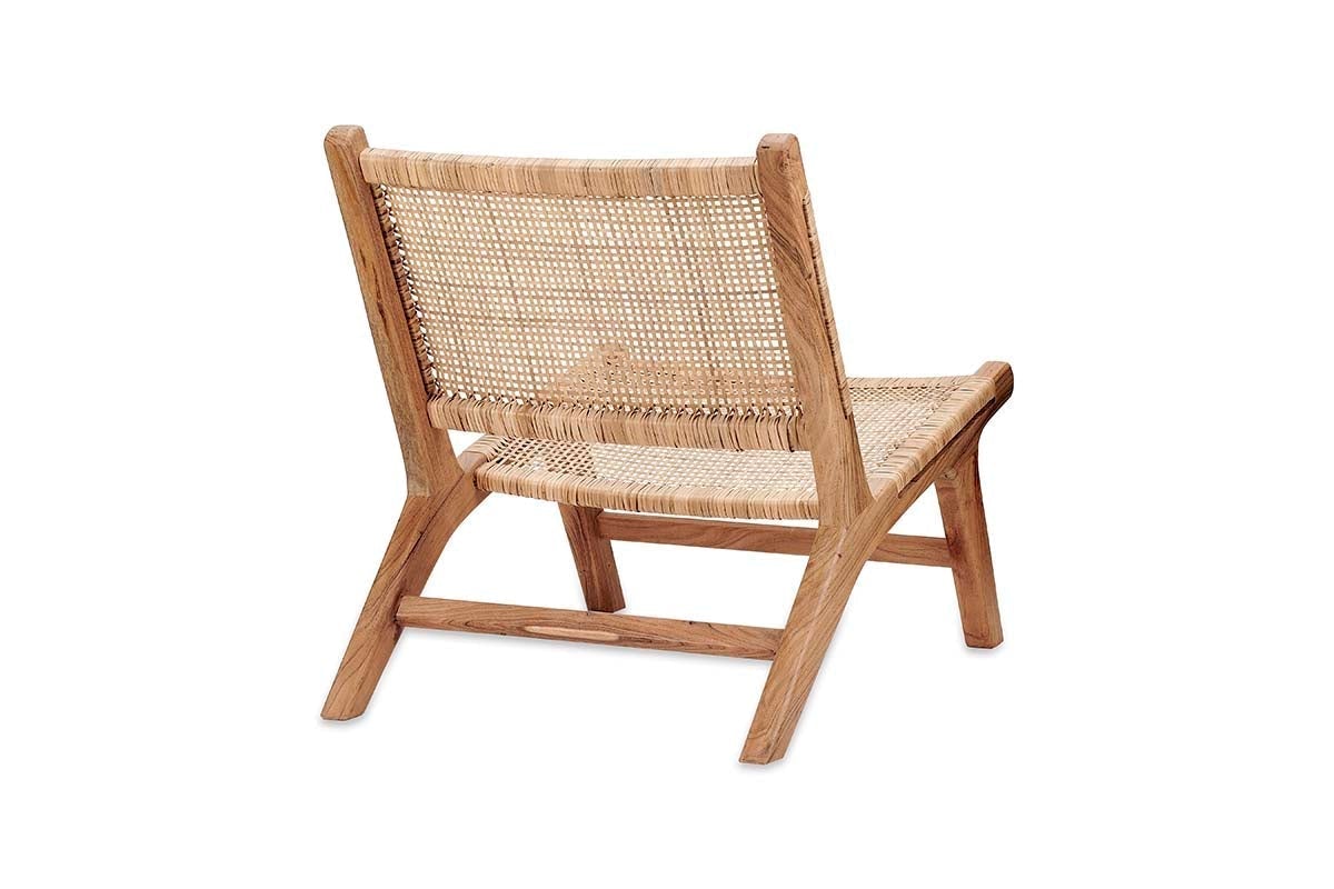 Madrisana Acacia & Rattan Woven Chair- nkuku