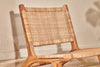 Madrisana Acacia & Rattan Woven Chair- nkuku