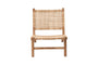 Madrisana Acacia & Rattan Woven Chair- nkuku